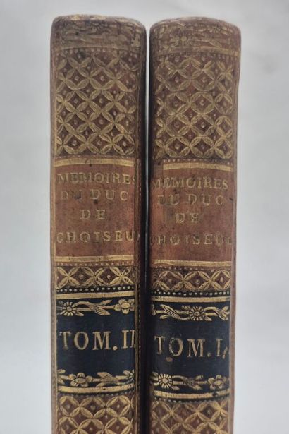 CHOISEUL, Étienne-François de. Mémoires de...