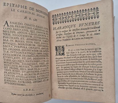 OSSAT, Arnaud d'. Lettres de l'illustrissime...