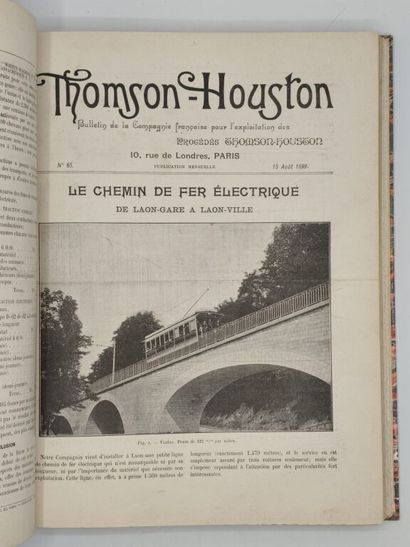 [CHEMINS DE FER - TRACTION]. Bulletin mensuel...