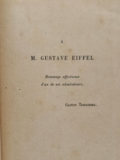 [PARIS]TISSANDIER, Gaston. La Tour Eiffel...
