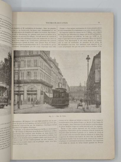 [CHEMINS DE FER - TRACTION]. Bulletin mensuel...