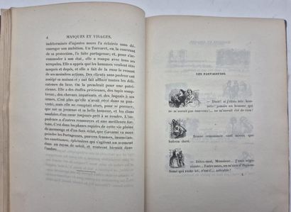 [CARICATURE]GAVARNI. Masques et visages.

Paris,...