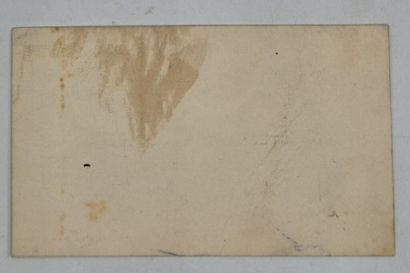 MALLARMÉ, Stéphane. Carte de visite autographe...