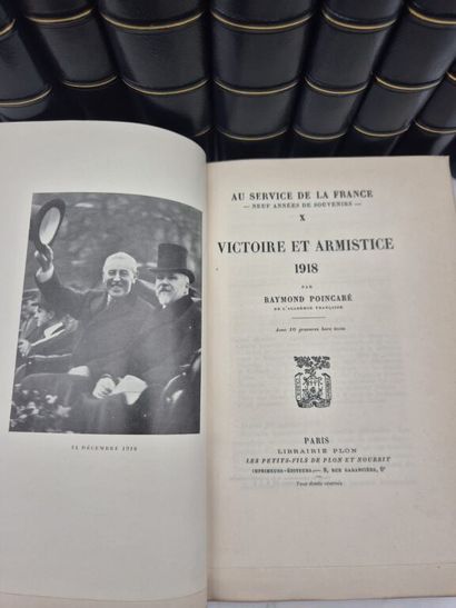 POINCARÉ, Raymond. Au service de la France....