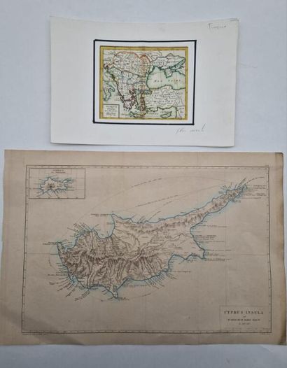 [CHYPRE - EMPIRE OTTOMAN]. Réunion de deux...