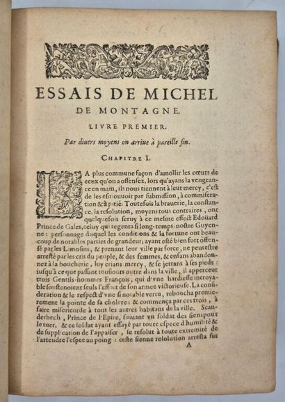 MONTAIGNE. Les Essais de Michel Seigneur...