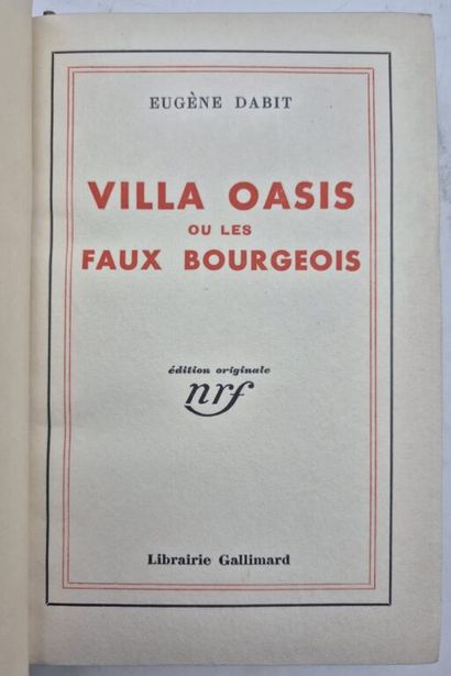 DABIT, Eugène. Petit-Louis - Villa Oasis.

Deux...