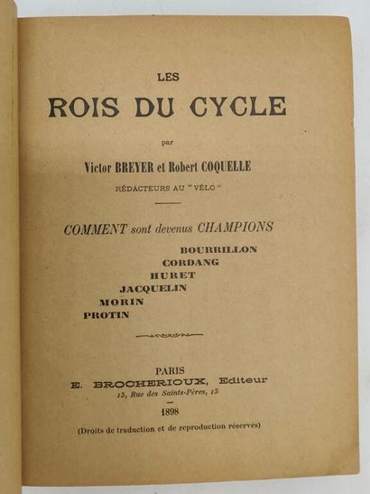 [CYCLISME]COQUELLE, Robert et BREYER, Victor....