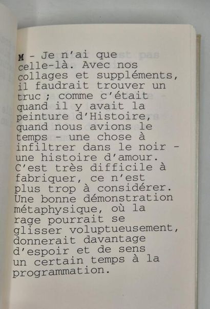 MONORY, Jacques. 3'30''.

Paris, Jannink,...