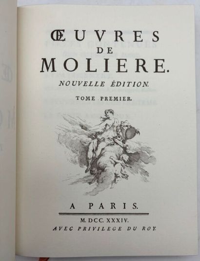 MOLIÈRE. Oeuvres.

Beau facsimilé de l'édition...