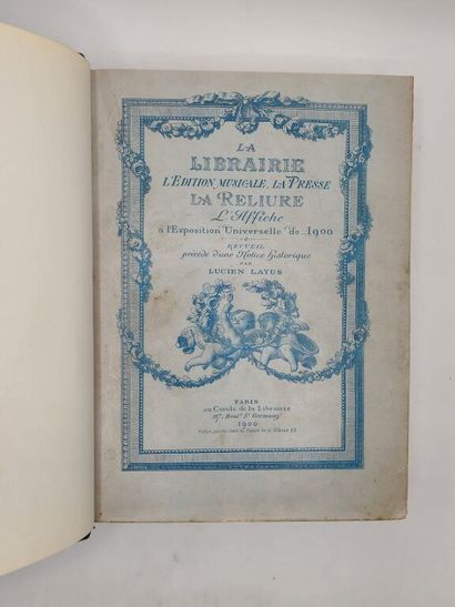 [PARIS - EXPOSITION UNIVERSELLE]. La Librairie,...