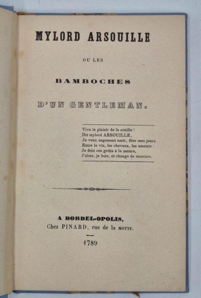 [CURIOSA]. Réunion de trois titres : Aventures...