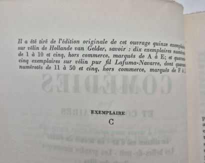 [CINEMA]CLAIR, René. Comédies et commentaires.

Les...