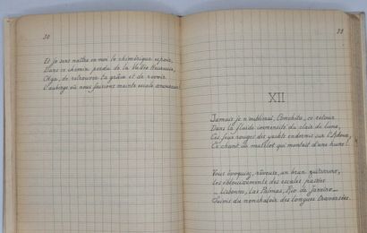 REY, Maurice. Manuscrit recopié de ses parutions...
