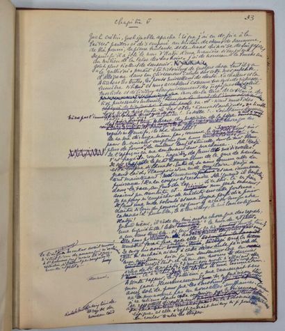ROUFF, Marcel. Manuscrit autographe d'un...