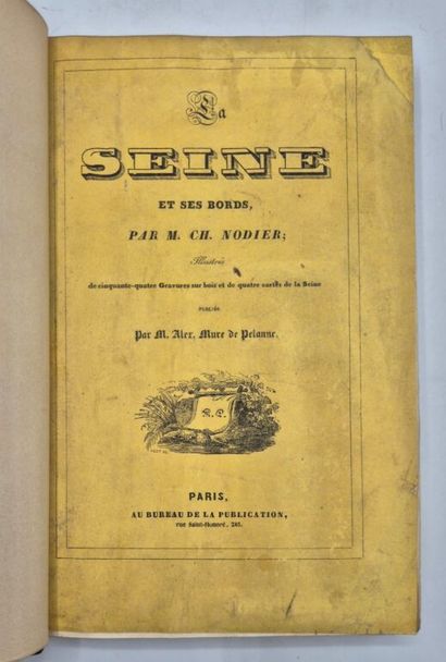 [PARIS]NODIER, Charles. La Seine et ses bords.

Paris,...