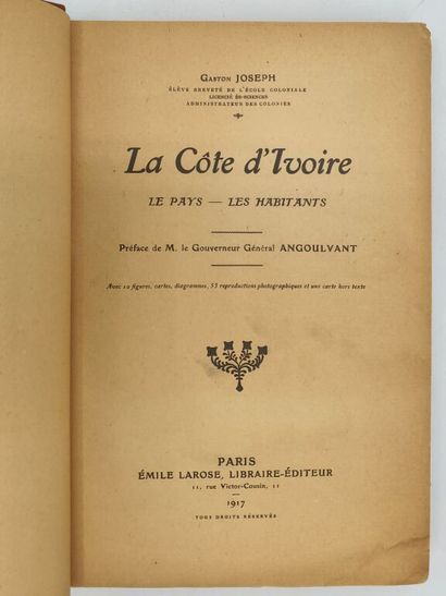 [CÔTE D'IVOIRE]VILLAMUR, Roger et RICHAUD,...