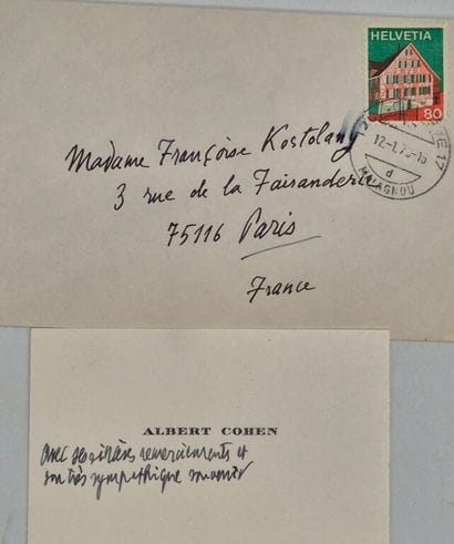 COHEN, Albert. Le Livre de ma mère.

Paris,...