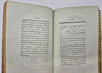 [REVOLUTION]RIOUFFE, Honoré-Jean. Mémoires...