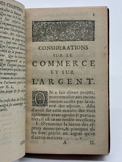 [ÉCONOMIE]LAW, John. Considérations sur le...