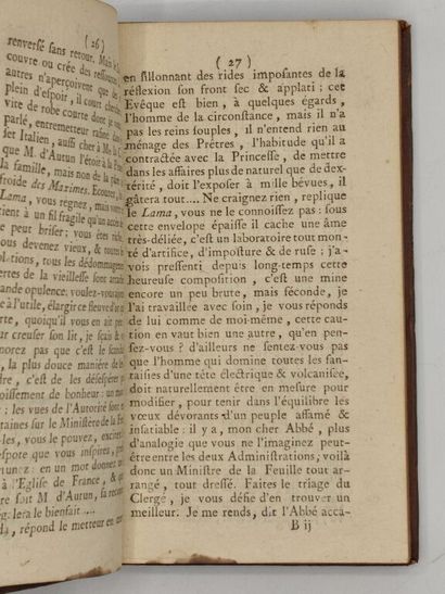 [PAMPHLETS - ANCIEN RÉGIME]. Lettres secrètes...