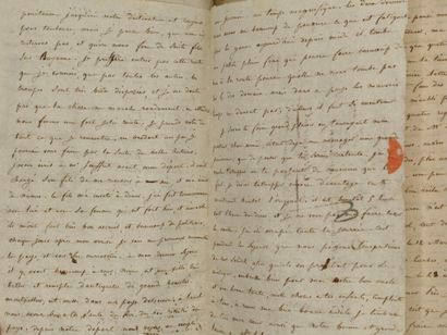 [MANUSCRIPT - NAPOLEON] GAUVILLE, Adolphe...
