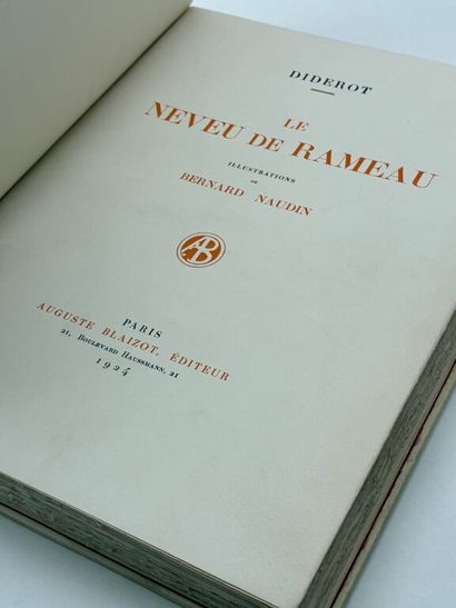 DIDEROT, Denis et NAUDIN, Bernard. Le Neveu...
