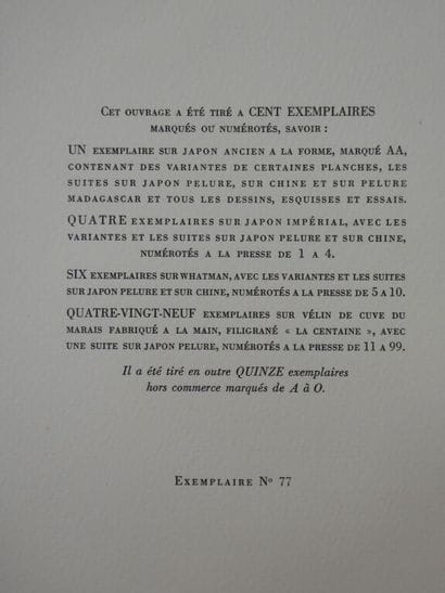VALÉRY, Paul et MARCHAND, Jean. Le Cimetière...