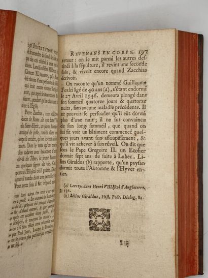 [VAMPIROLOGIE]CALMET, Augustin. Traité sur...