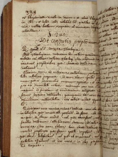 [MANUSCRIPT - TOULOUSE, THEOLOGY]. *Tractatus...