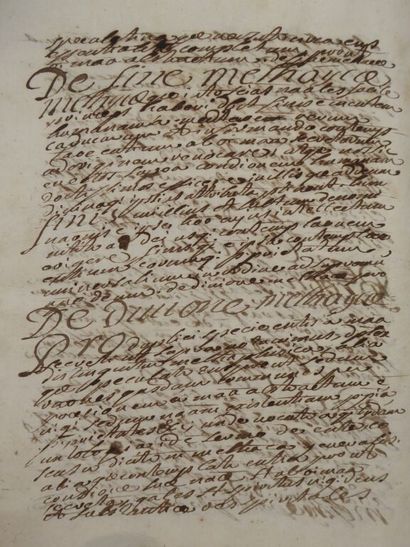[MANUSCRIPT - BRITTANY] GAULTIER, Johannes....