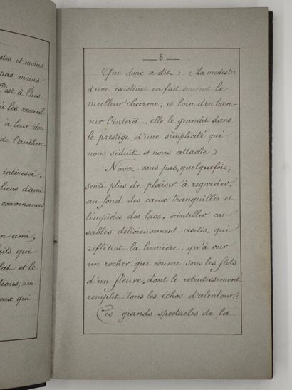[MANUSCRIPT - ANJOU]. A biographical sketch...