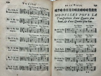 [MUSIQUE] ROUSSEAU, Jean. Traité de la viole,...