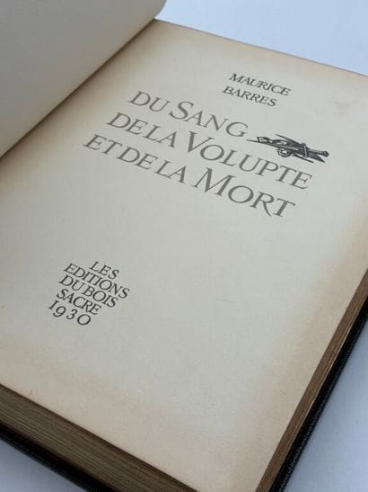 DECARIS, Albert et BARRÈS, Maurice. Du sang...