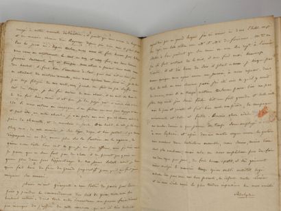 [MANUSCRIPT - NAPOLEON] GAUVILLE, Adolphe...
