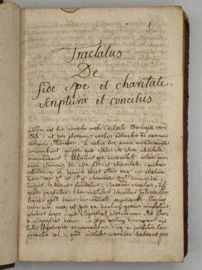 [MANUSCRIPT - TOULOUSE, THEOLOGY]. *Tractatus...