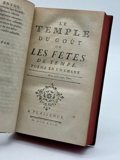 [VOLTAIRE - RÉTIF DE LA BRETONNE]. Recueil...