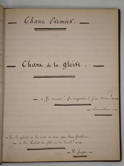 [MANUSCRIPT - CRIMEAN WAR] MÈZIÈRES, J. de....