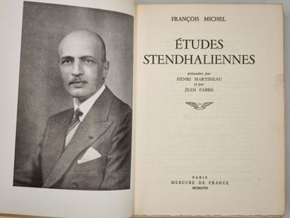 STENDHAL, Henri Beyle dit. Oeuvres complètes....