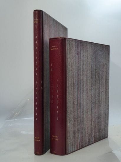 ARROYO et MALRAUX, André. Oraisons funèbres.

Splendide...