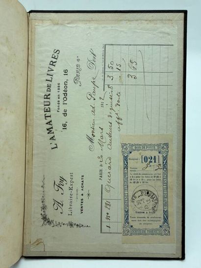 [BIBLIOPHILIE] QUÉRARD, Joseph-Marie. Les...
