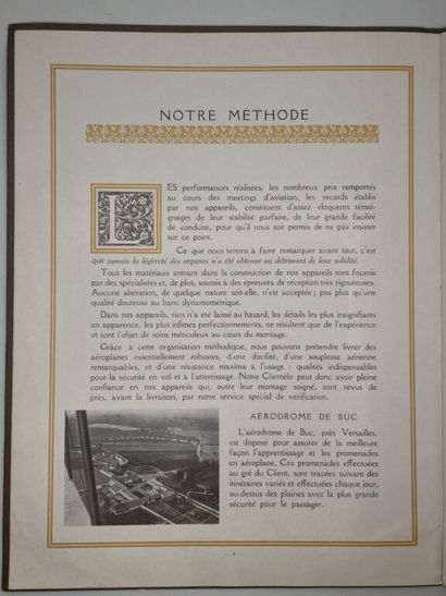 [AÉRONAUTIQUE]. Biplans et monoplans Henry...