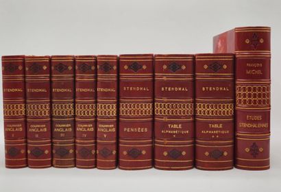STENDHAL, Henri Beyle dit. Oeuvres complètes....