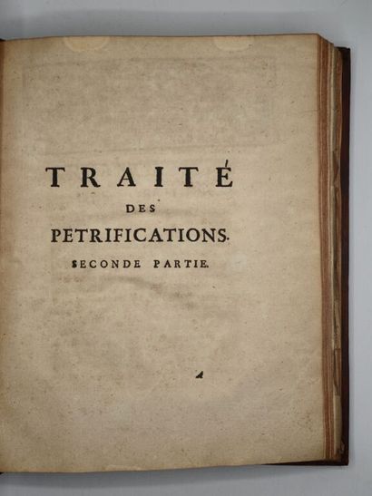 [BOURGET, Louis]. Traité des pétrifications.

Édition...
