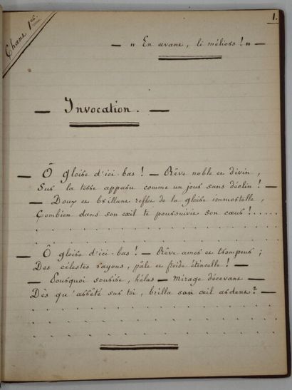 [MANUSCRIPT - CRIMEAN WAR] MÈZIÈRES, J. de....