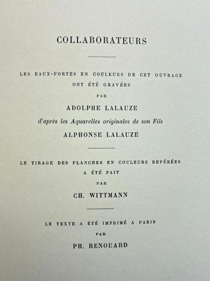 [NAPOLÉON]BALZAC, Honoré de et LALAUZE, Alphonse....