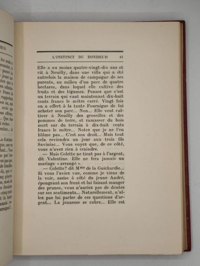 MAUROIS, André. L'Instinct du bonheur.

Excellent...
