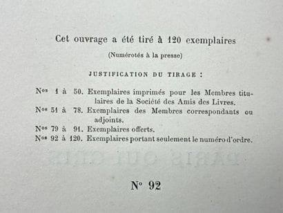 [PARIS] VIDAL, Pierre. Paris qui crie. Petits...
