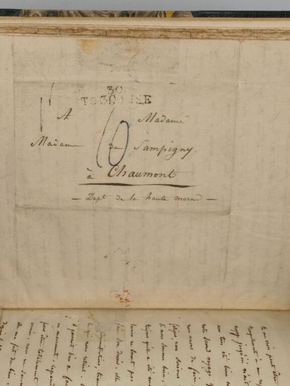 [MANUSCRIPT - NAPOLEON] GAUVILLE, Adolphe...