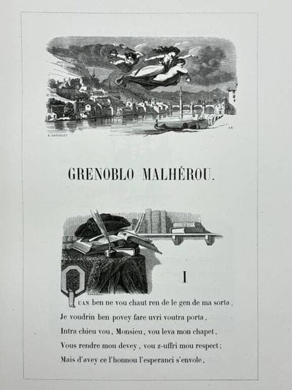 [SAND] BLANC, François dit La Goutte. Poésie...